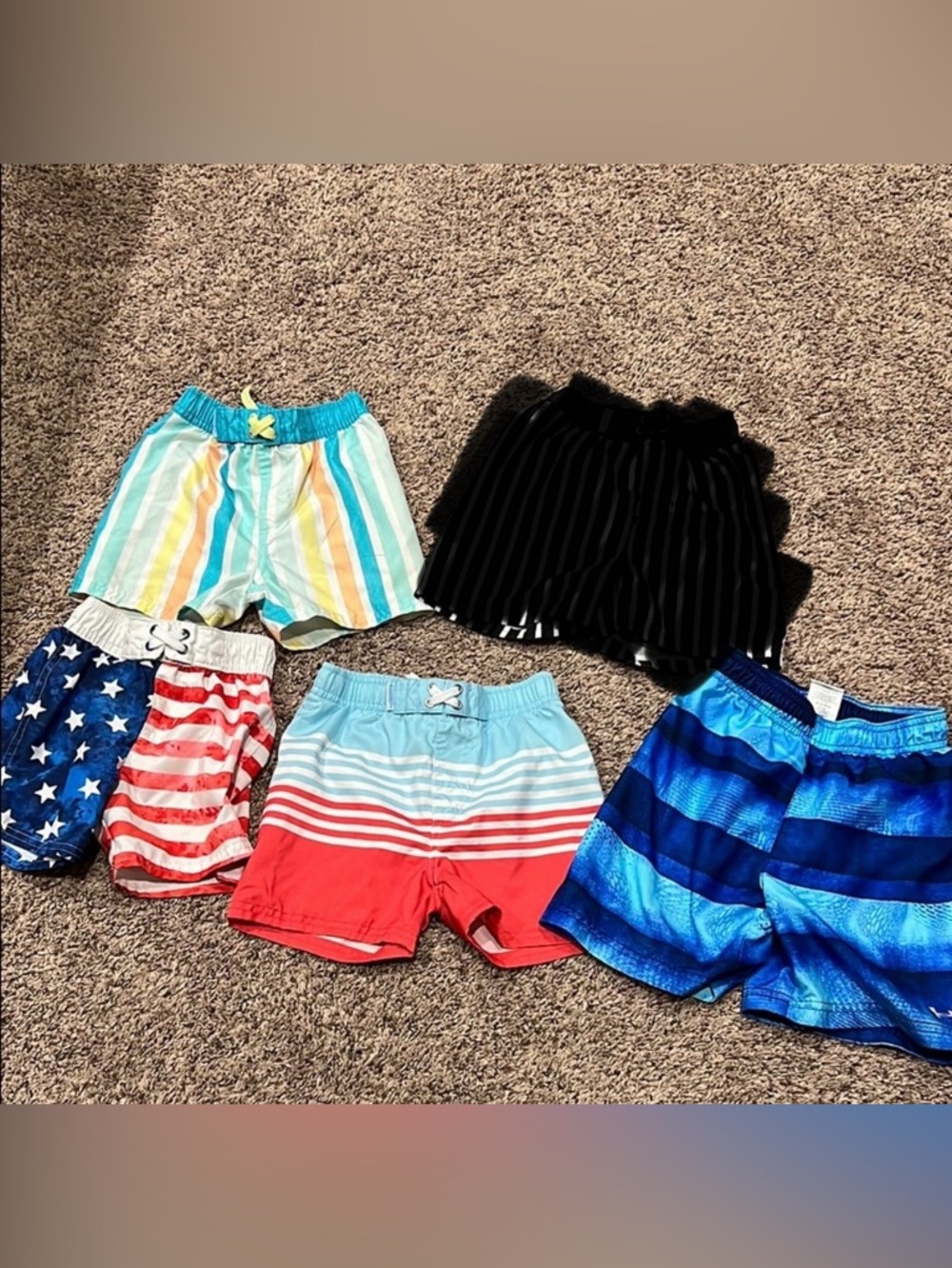 3T boys swim trunks- 4 pairs